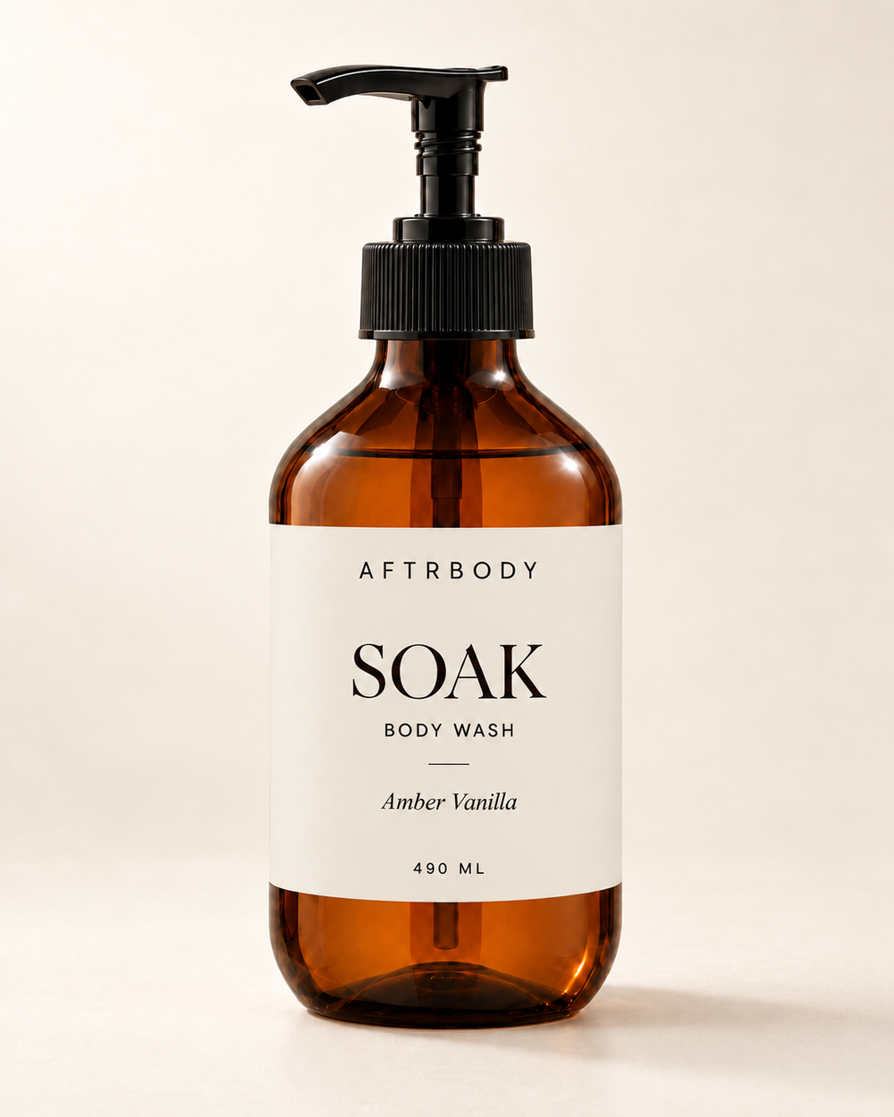 AFTRBODY productfoto met crème etiket