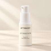 AFTRRENEW — duidelijke productfoto in warme AFTRBODY-stijl