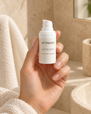 AFTRSOFT — Oogcrème in de hand